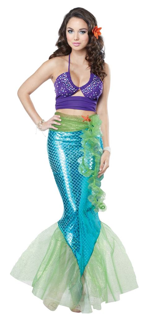 Size Large 01252 Disney Sexy Ariel Mythic Mermaid Adult Costume