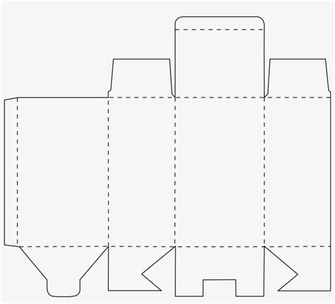Packaging Rectangle Box Template
