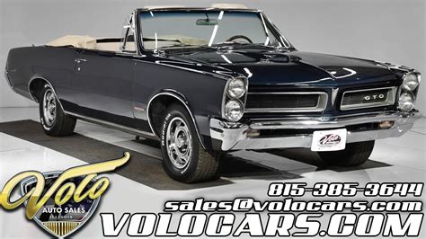 1965 Pontiac Gto For Sale At Volo Auto Museum V18856 Youtube