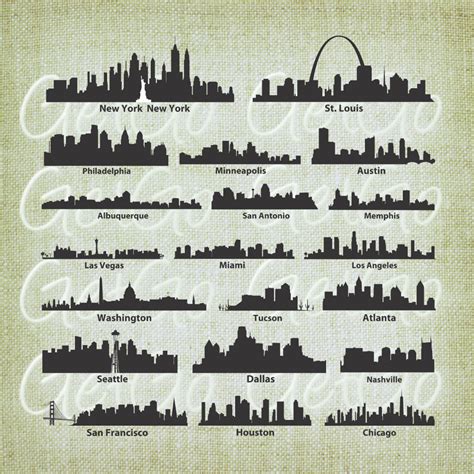 Size choice we offer following item sizes: Pin by Laura Lee on Cricut free files | St louis skyline ...