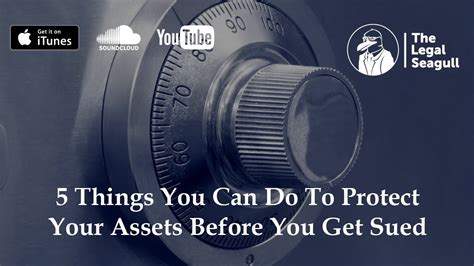 5 Things You Can Do To Protect Your Assets Before You Get Sued Youtube