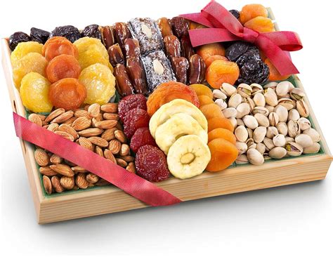 Golden State Fruit Pacific Coast Deluxe Dried Fruit Tray With Nuts T