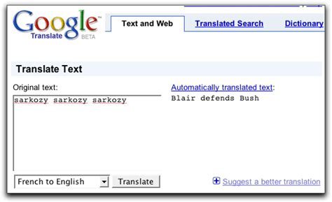 Yandex.translate works with words, texts, and webpages. Google Translate's Strange Results - Global Nerdy ...
