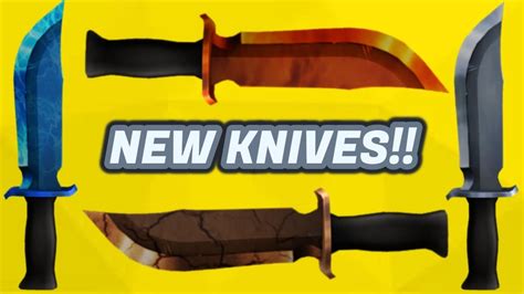 Incredible Brand New Knives Roblox Assassin Youtube