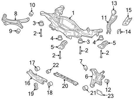 Ford Taurus Suspension Knuckle Left Awd Rear 6f9z5b759a Havre