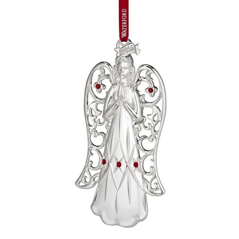 Waterford Silver Angel Ornament 2016 Silver Superstore