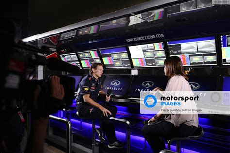 Lee Mckenzie Gbr Bbc Sport Interviews Christian Horner Gbr Red Bull Racing Team Principal