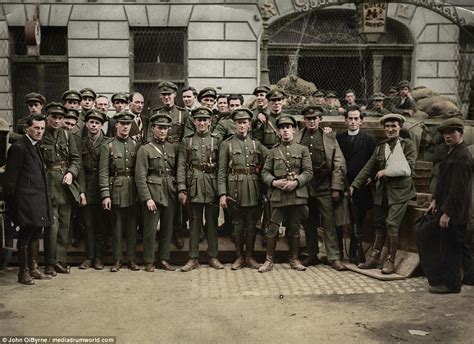 Irelands Civil War In Colourised Photographs Daily Mail Online