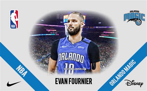 Download Wallpapers Evan Fournier Orlando Magic American Basketball