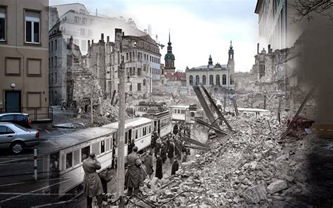 Moving images of dresden, germany before and after allied bombs annihilated the historic city. Interesting Then and Now Photos of Dresden 70 Years Ago ...
