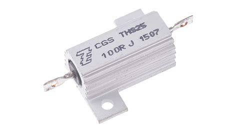 Te Connectivity 100Ω 25w Wire Wound Chassis Mount Resistor Ths25100rj