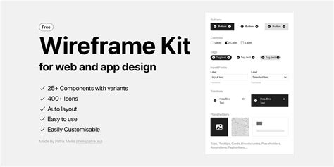 Wireframe Kit 🚀 Figma