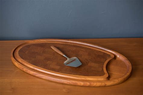 Vintage Dansk Teak Cutting Board Tray Platter By Jens H Quistgaard