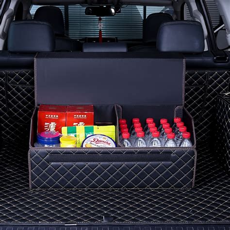 Buy Autofans Auto Pu Leather Collapsible Trunk Box