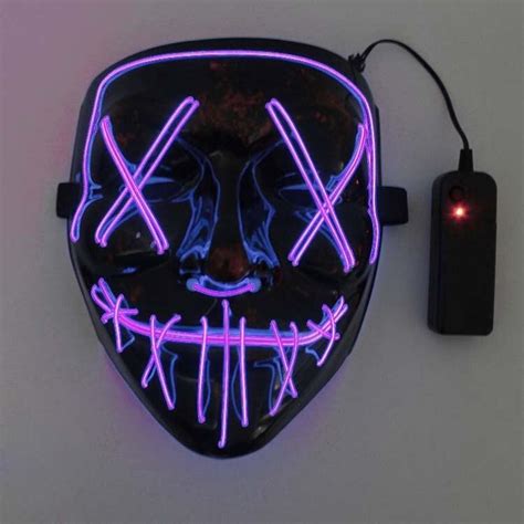 The Purge Light Up Mask For Haloween Eyes Of The World