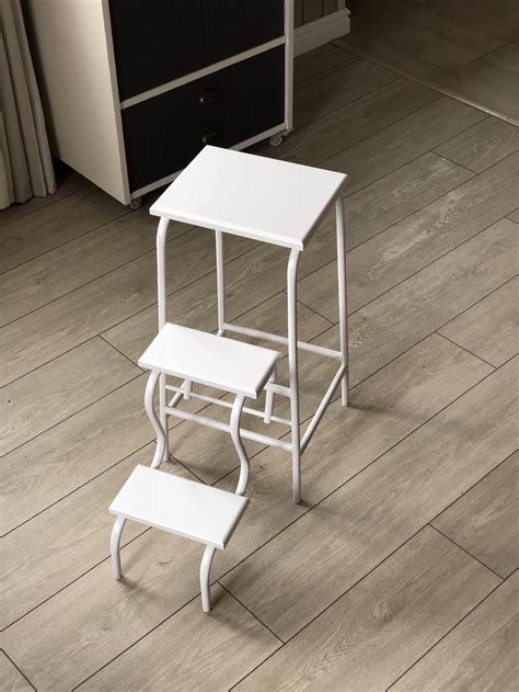 Browse our full range of products from dressing tables to complete modern kitchens. White step stool Narrow folding step stool Step stool ...