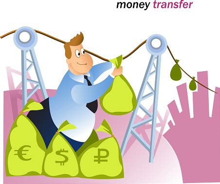 This is also a popular type of international transfer. Illustration Of Bank Wire Transfer Stock Illustration ...