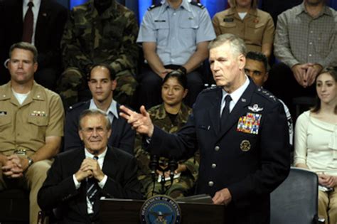 Gen Richard B Myers Responds To A Question From The Audience During A
