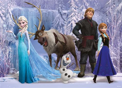 Disney Frozen Sven Olaf Kristoff Anna Cartoon Elsa Frozen 2 The