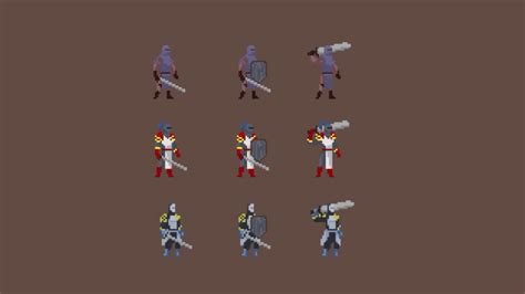 Knights Pack Pixel Art Assets Youtube
