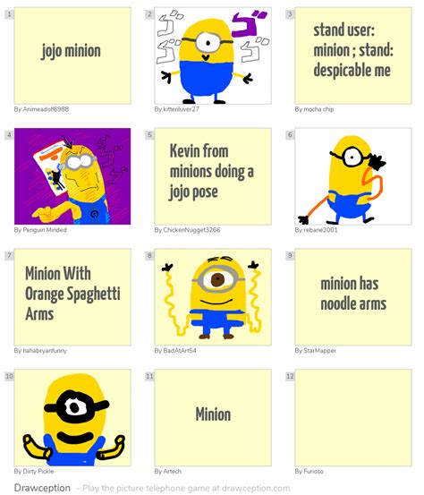 Jojo Minion Drawception