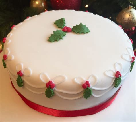 Fondant is quite the tricky cake decorating material. Part 3 - Easy Steps To A Perfectly Fruity Christmas Cake ...