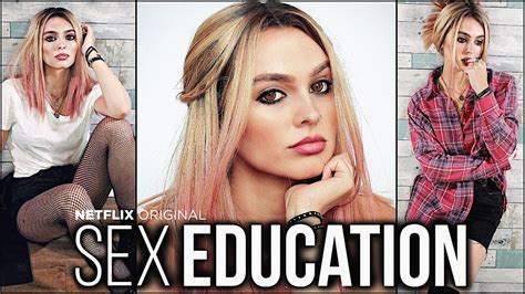 Maeve Wiley Sex Education Makeup Tutorial Look Book Youtube