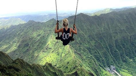 Soar Into The Clouds On Hawaiis Daredevil Swing Adventures Of Yoo