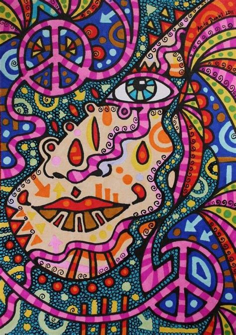 423 Best ☮ Psychedelic Art ☮ Images On Pinterest Hippie Art