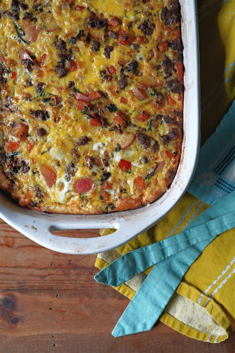 Apple Sweet Potato And Sausage Breakfast Casserole Raising