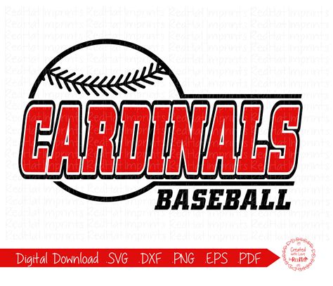 Cardinal Baseball Svg Cardinals Baseball Svg Cardinal Etsy