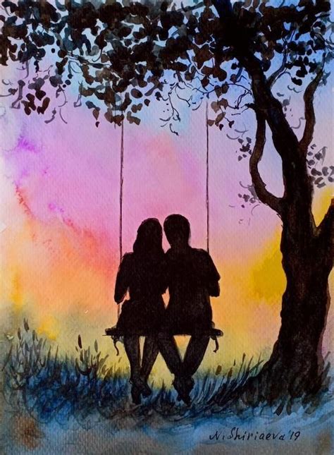 Your Place To Buy And Sell All Things Handmade Silhouette Painting