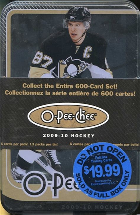 2009 10 Upper Deck O Pee Chee Hockey Hobby Tin Box Da Card World