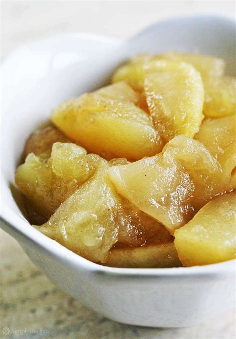 Microwave Baked Apple Slices Recipe