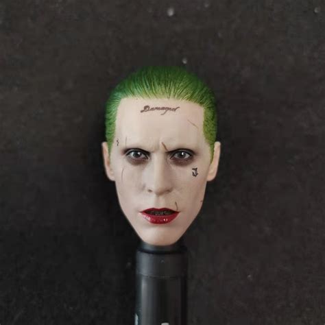 16 Scale The Joker Jared Leto Head Sculpt Model Fit For 12 Inches Male Action Figure Body