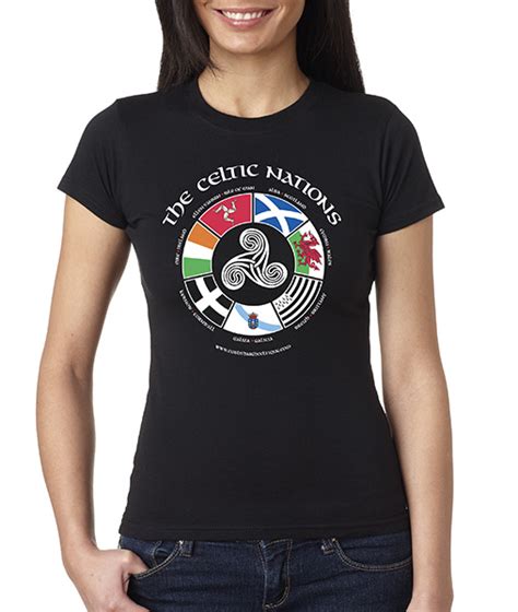 The Celtic Nations Ladies T Shirt Whisky Wares