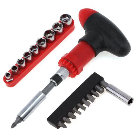 T Type Ratchet Screwdriver Wrench Multifunction Hand Tool
