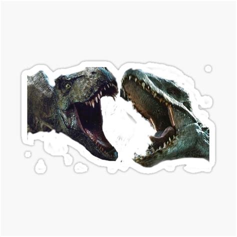Trex Vs Indominus Rex Ipad Case Sticker For Sale By Skullcrawlerart