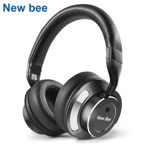 New Bee Active Noise Cancelling Wireless Bluetooth Headphone Stereo