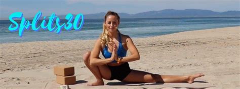 Yoga Stretches For The Middle Splits Action Jacquelyn Bikram Yoga Poses Yoga Stretches Yoga
