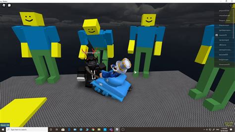 I Defeated The Noobs On Roblox Youtube