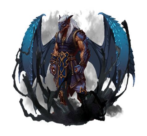 Blue Dragonborn Monk By Hyfigh On Deviantart