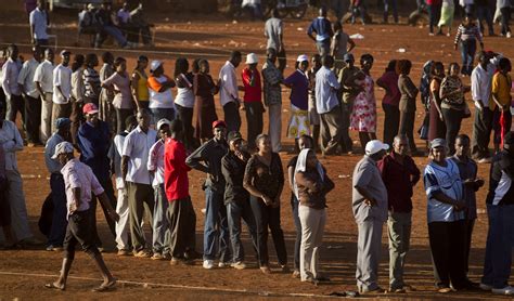 Kenya Election 2013 Huge Turnout For Presidential Poll Metro Uk