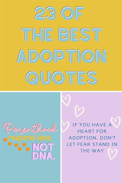 23 Of The Best Adoption Quotes With Keepsake Images Darling Quote