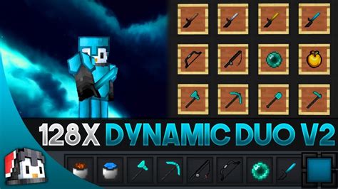 Dynamic Duo V2 128x Mcpe Pvp Texture Pack Fps Friendly Youtube
