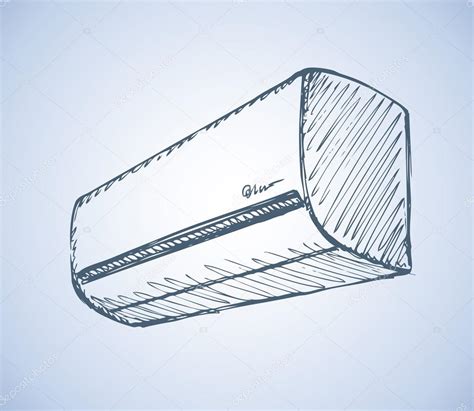 Aire Acondicionado Boceto Vectorial 2022