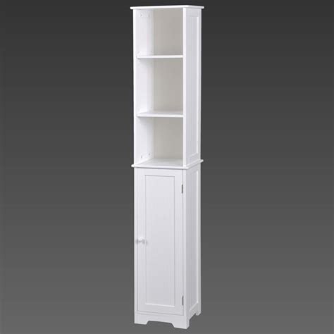 So, will it be some shelves, drawers or a tall boy? WHITE BATHROOM FURNITURE CABINET SHELVING LAUNDRY BIN ...