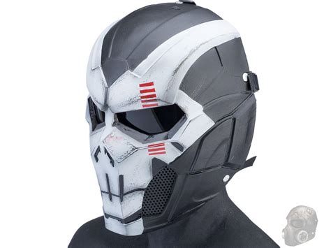 R Custom Fiberglass Iron Punisher Full Face Mask Color