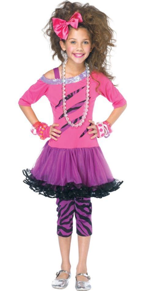 Girls 80s Rock Star Costume Party City Rockstar Costume Halloween Fancy Dress