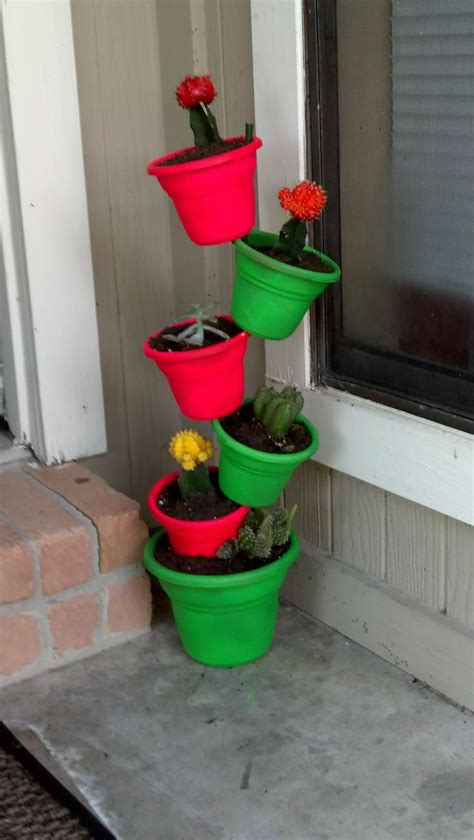 Flower Tower Flower Tower Clay Pots Planter Pots